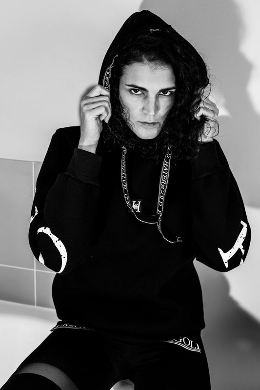 HATERzGOLD Hoodie Damen